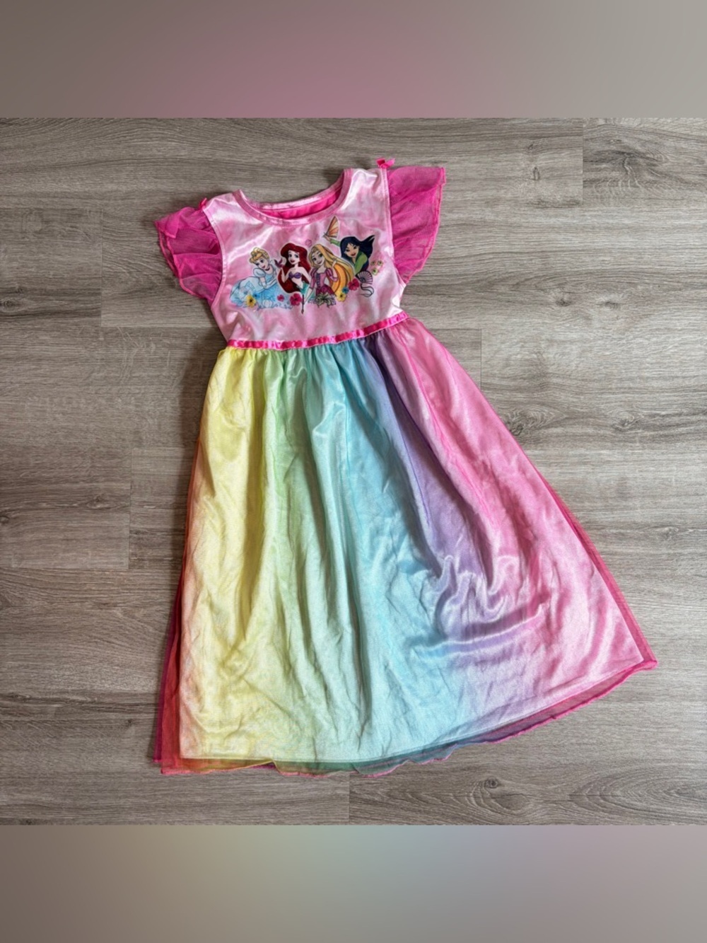 Disney little girls princess night gown